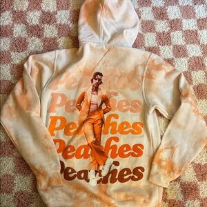 Justin Bieber Peach and Orange Women's Sweater